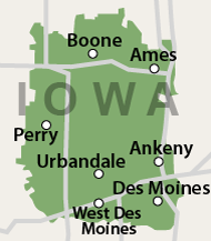 Our Iowa Service Area